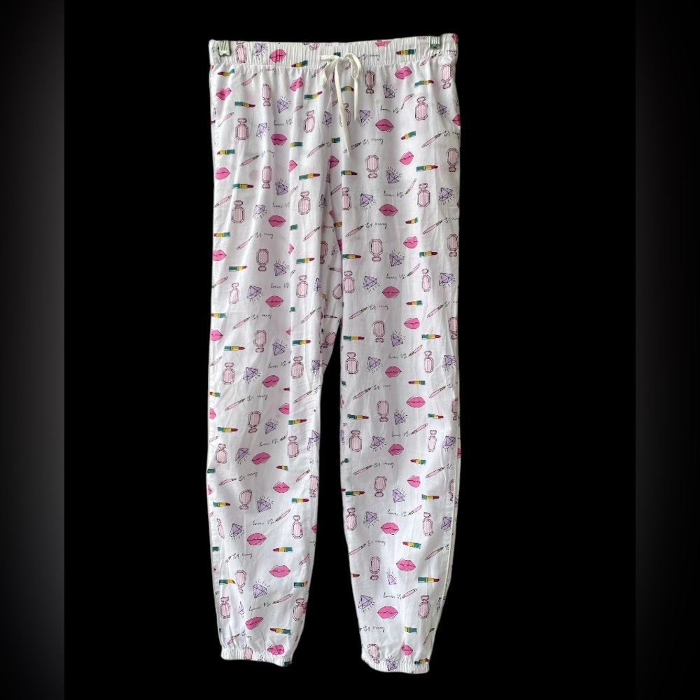 RARE Victoria’s Secret Sleep Pajama cosmetic print Women’s size XS